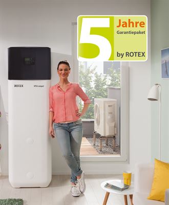 Garantie-Paket mit Fragezeichen Fünf Jahre bei Rotex