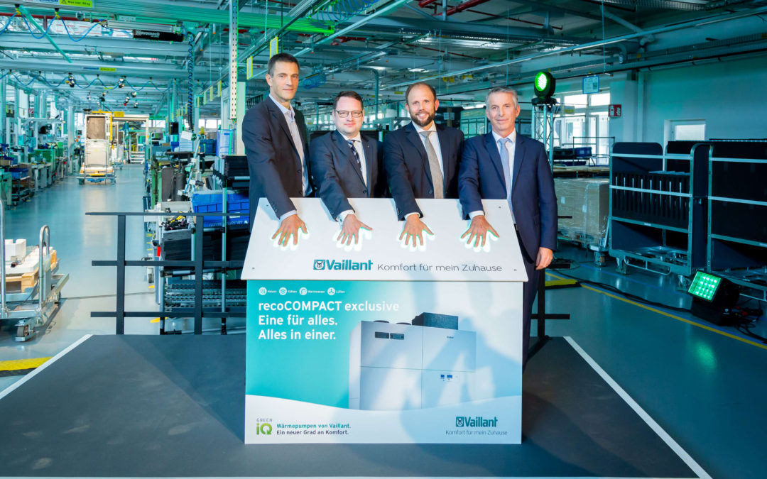 Neue Fertigung für Wärmepumpen Vaillant