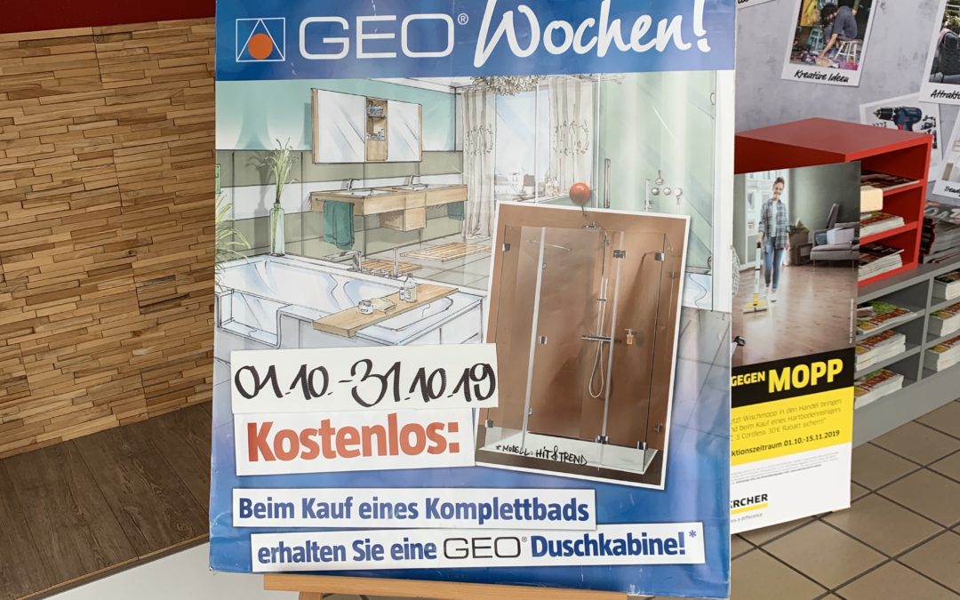 Für den stationären Handel immer unbedeutender Duschsystemen und Armaturen