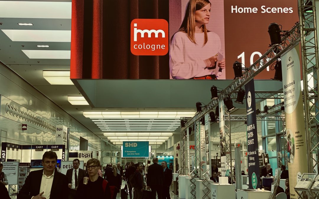 Einer fehlt überraschend mit eigenem Stand Badausstatter mögen Flair und Stimmung auf der IMM Köln