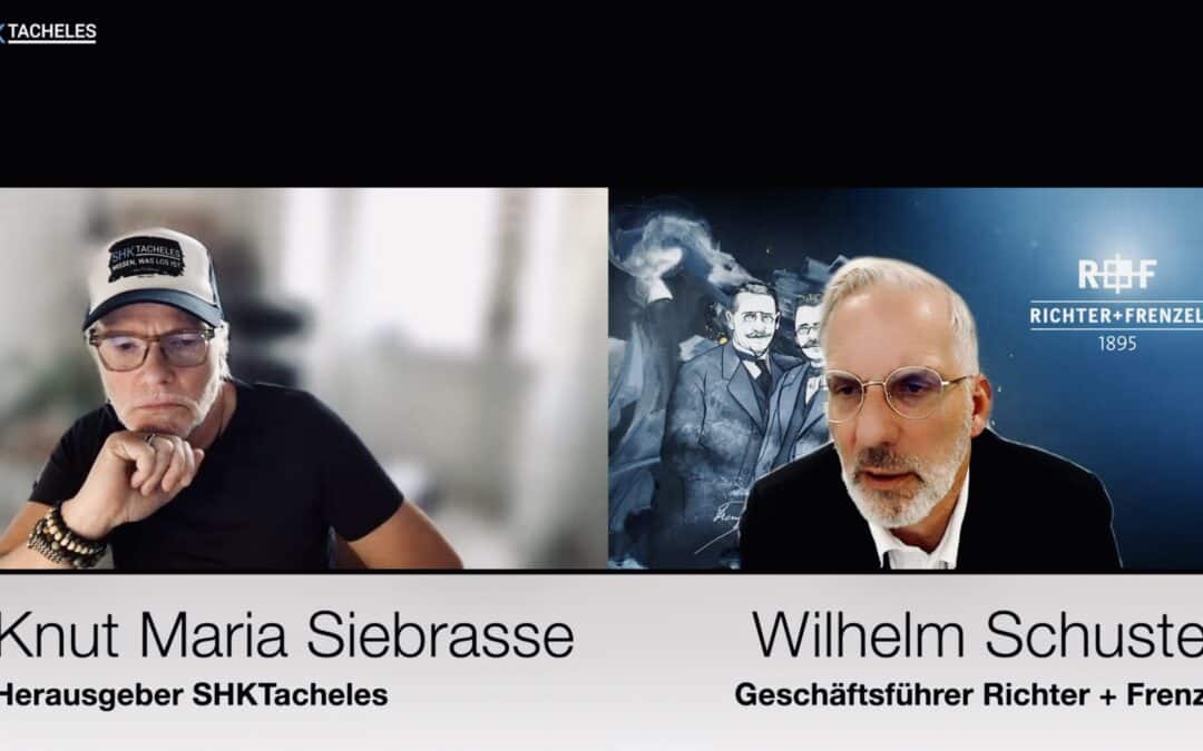Interview mit Wilhelm Schuster: Wettbewerb, KI, Preiskrieg, Streit um Mitarbeiter Das neue eMagazin von SHKTacheles ist da