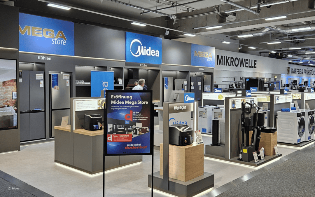 Midea im Rampenlicht: Was der neue MEGA-Store für den SHK-Markt bedeuten könnte